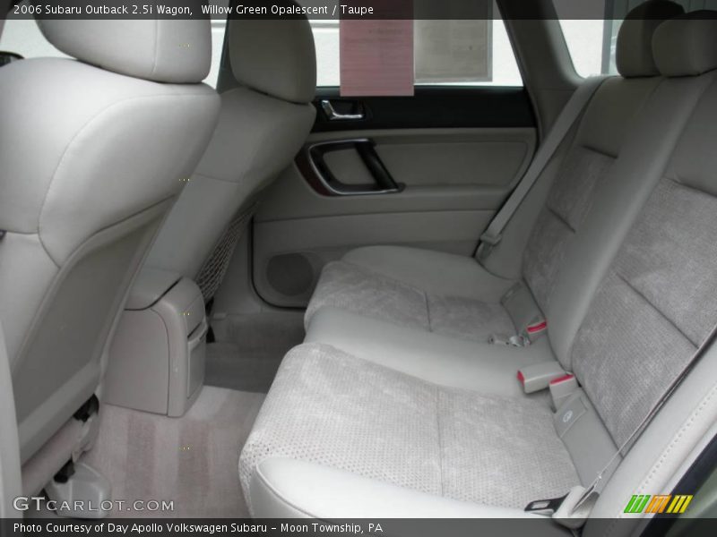 Willow Green Opalescent / Taupe 2006 Subaru Outback 2.5i Wagon