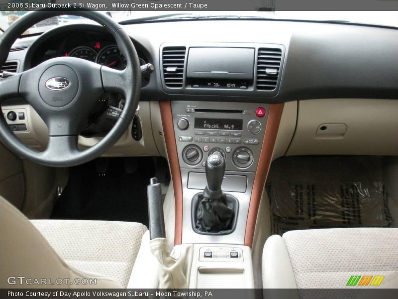 Willow Green Opalescent / Taupe 2006 Subaru Outback 2.5i Wagon
