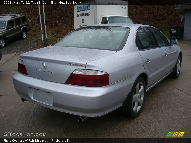 Satin Silver Metallic / Ebony 2002 Acura TL 3.2 Type S