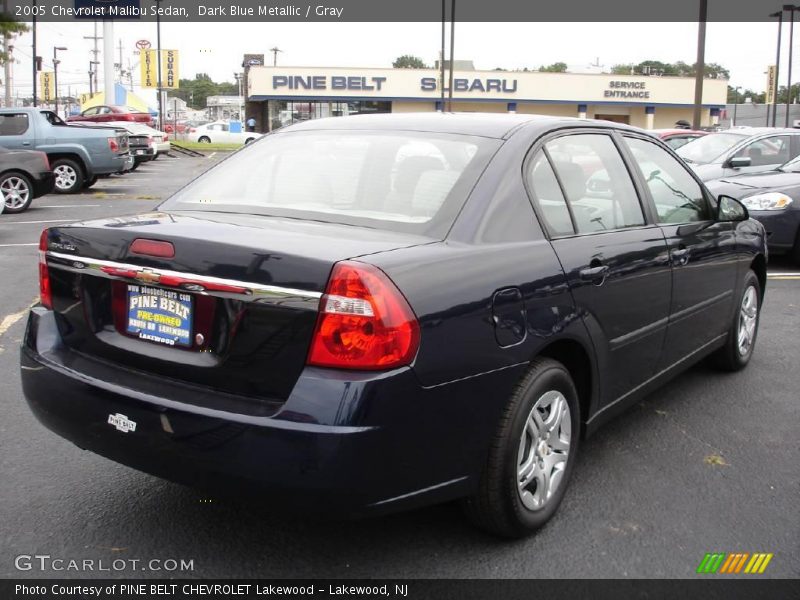Dark Blue Metallic / Gray 2005 Chevrolet Malibu Sedan