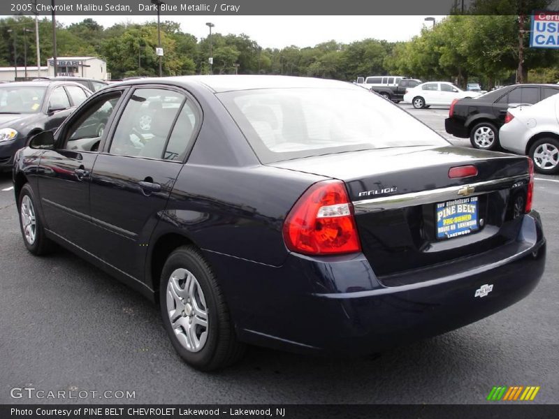 Dark Blue Metallic / Gray 2005 Chevrolet Malibu Sedan