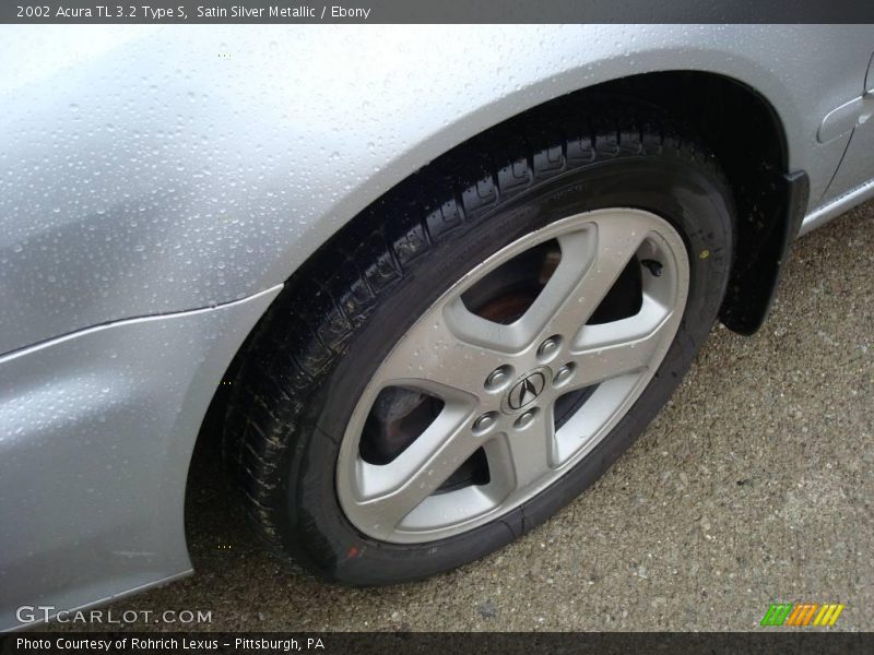Satin Silver Metallic / Ebony 2002 Acura TL 3.2 Type S