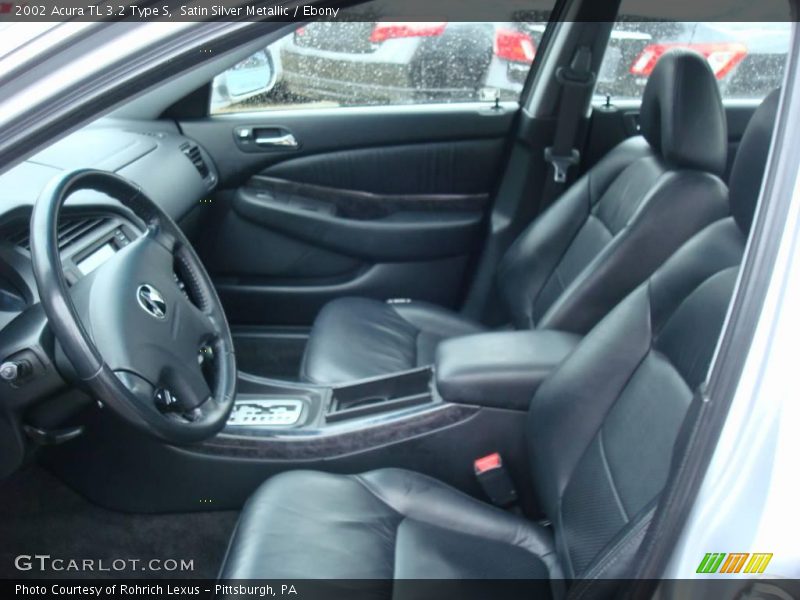 Satin Silver Metallic / Ebony 2002 Acura TL 3.2 Type S