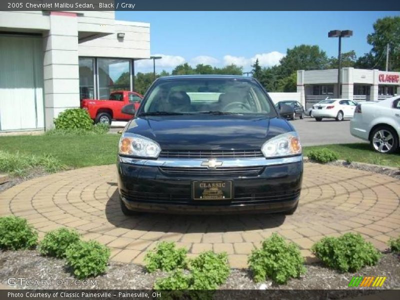 Black / Gray 2005 Chevrolet Malibu Sedan