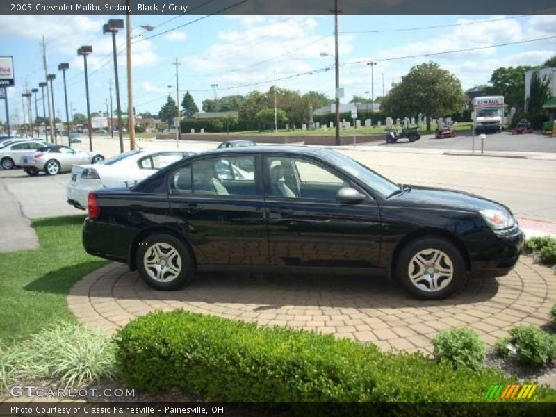 Black / Gray 2005 Chevrolet Malibu Sedan