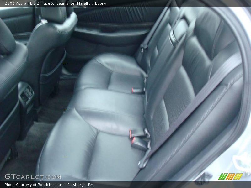 Satin Silver Metallic / Ebony 2002 Acura TL 3.2 Type S