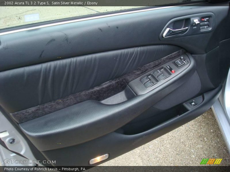 Satin Silver Metallic / Ebony 2002 Acura TL 3.2 Type S