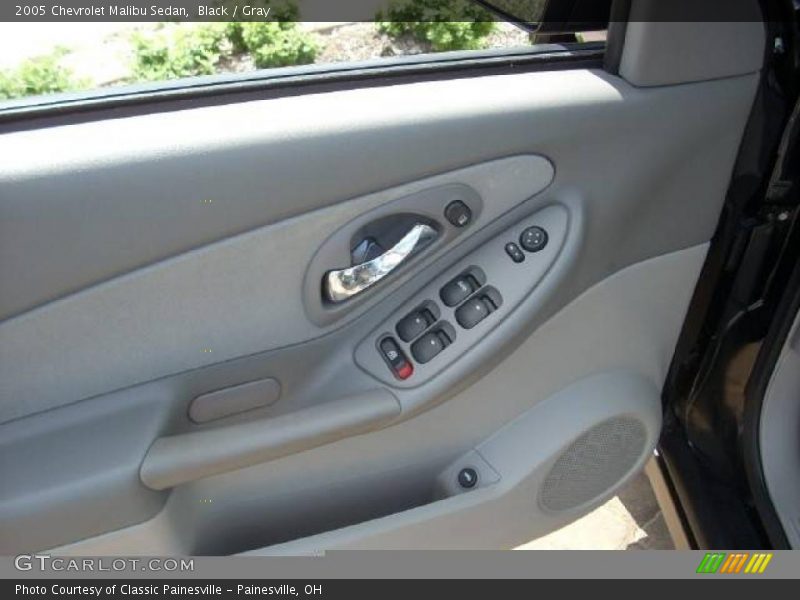 Black / Gray 2005 Chevrolet Malibu Sedan