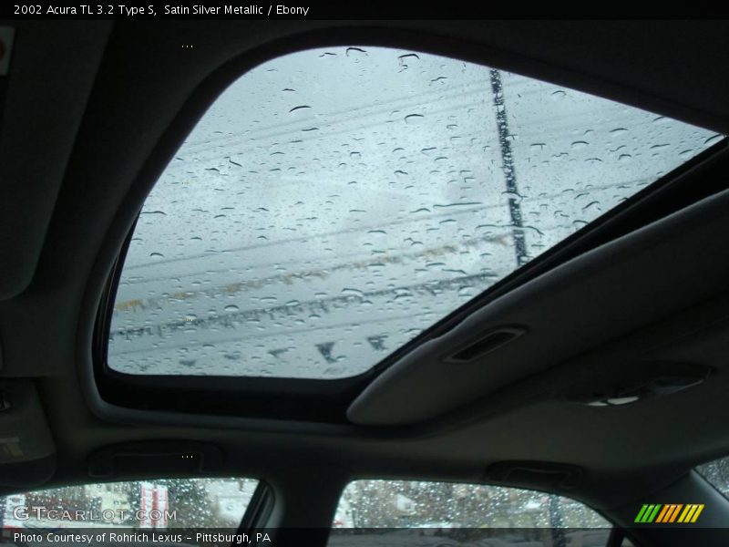 Satin Silver Metallic / Ebony 2002 Acura TL 3.2 Type S