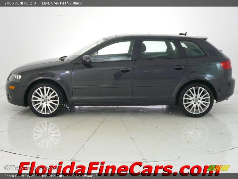 Lava Grey Pearl / Black 2006 Audi A3 2.0T