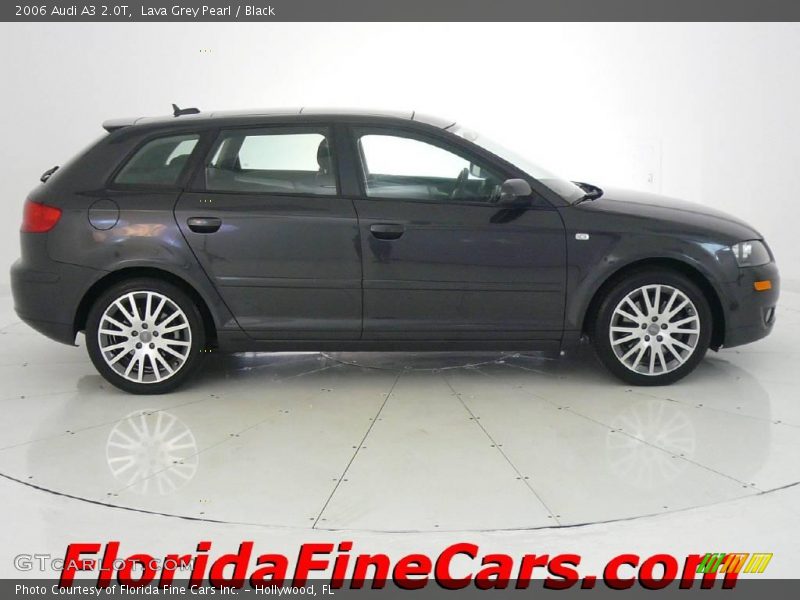 Lava Grey Pearl / Black 2006 Audi A3 2.0T