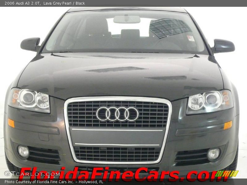 Lava Grey Pearl / Black 2006 Audi A3 2.0T