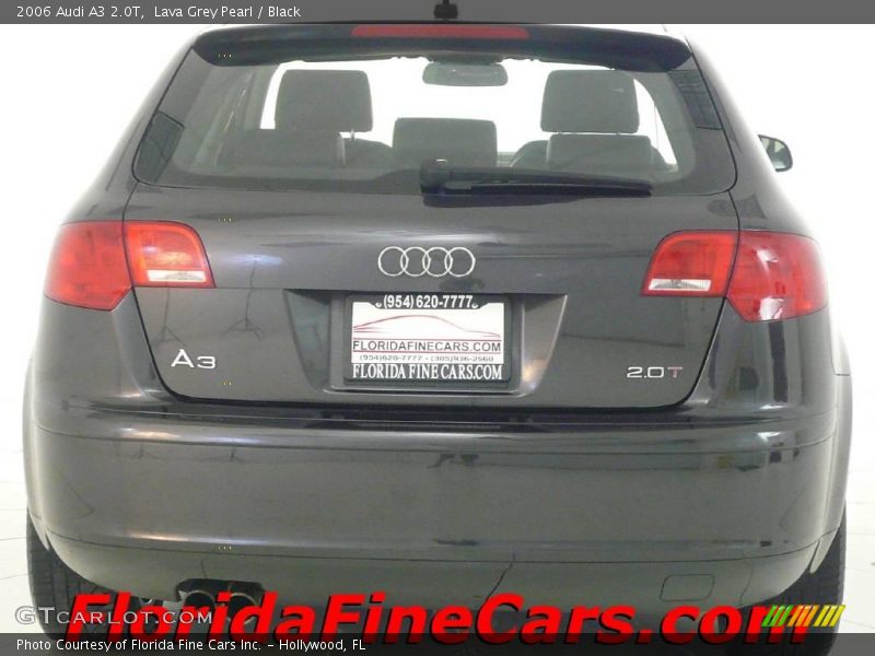 Lava Grey Pearl / Black 2006 Audi A3 2.0T