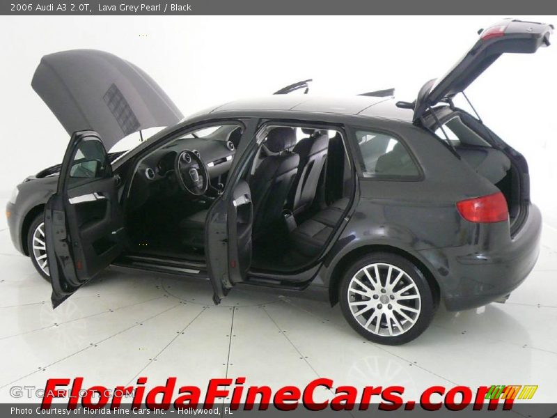 Lava Grey Pearl / Black 2006 Audi A3 2.0T