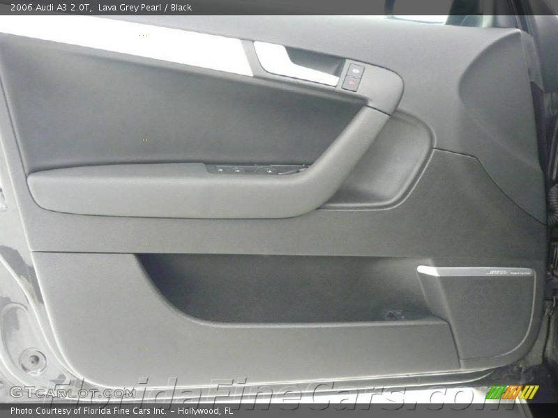 Lava Grey Pearl / Black 2006 Audi A3 2.0T