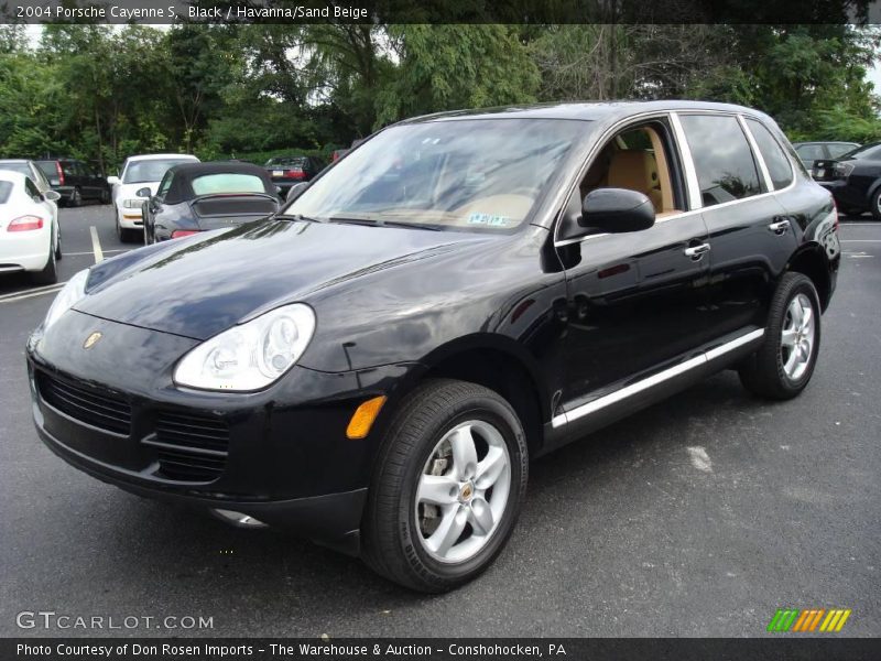 Black / Havanna/Sand Beige 2004 Porsche Cayenne S