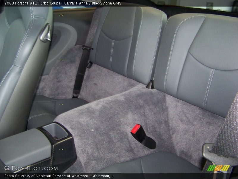 Carrara White / Black/Stone Grey 2008 Porsche 911 Turbo Coupe