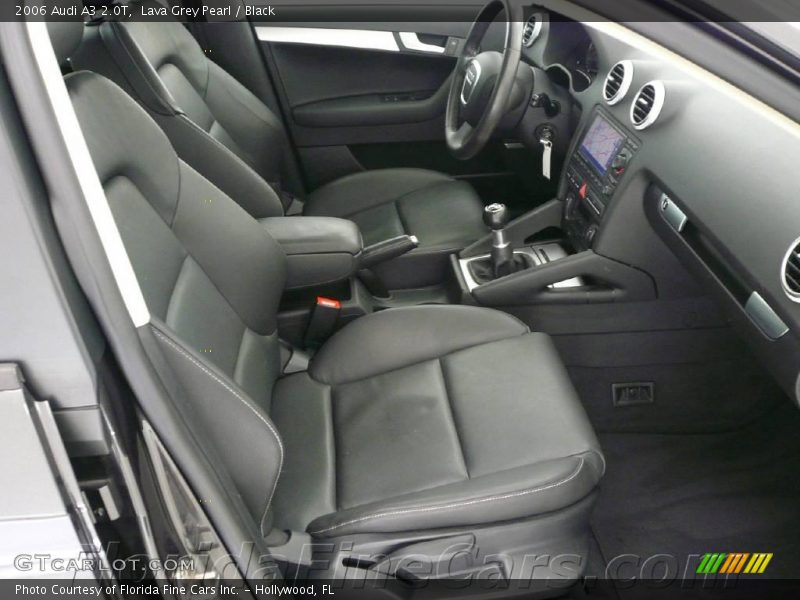 Lava Grey Pearl / Black 2006 Audi A3 2.0T