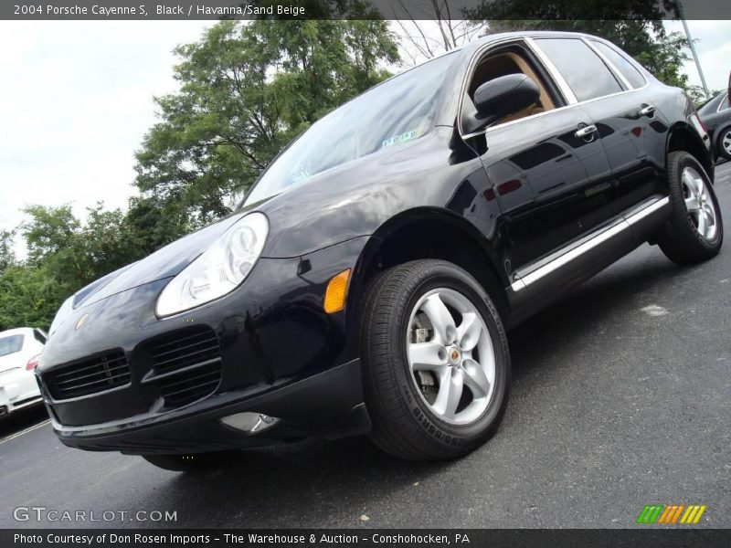 Black / Havanna/Sand Beige 2004 Porsche Cayenne S