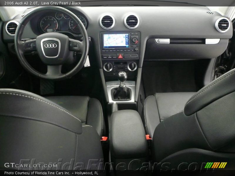 Lava Grey Pearl / Black 2006 Audi A3 2.0T