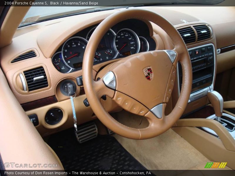 Black / Havanna/Sand Beige 2004 Porsche Cayenne S