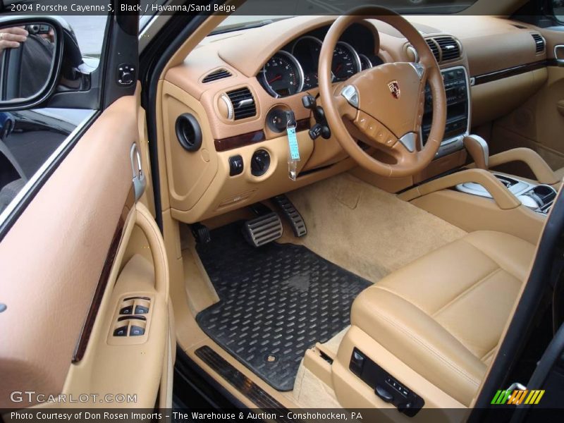 Black / Havanna/Sand Beige 2004 Porsche Cayenne S