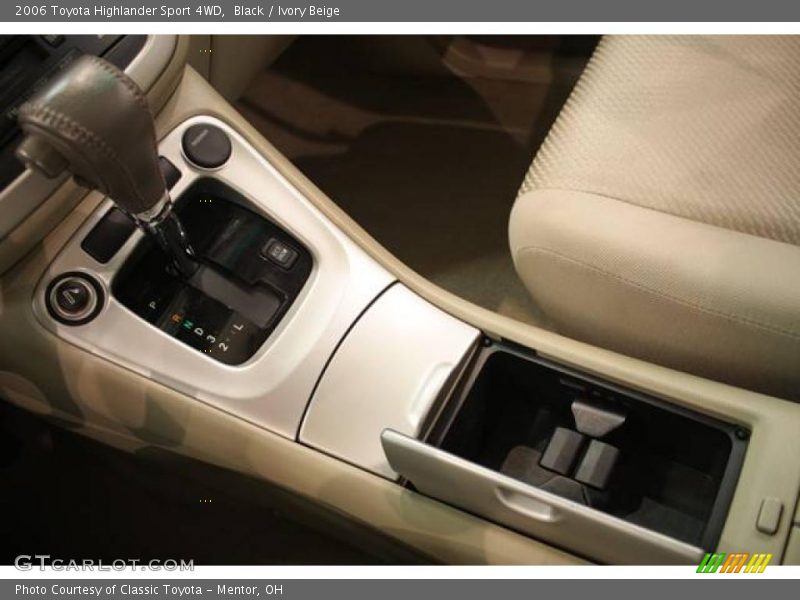 Black / Ivory Beige 2006 Toyota Highlander Sport 4WD
