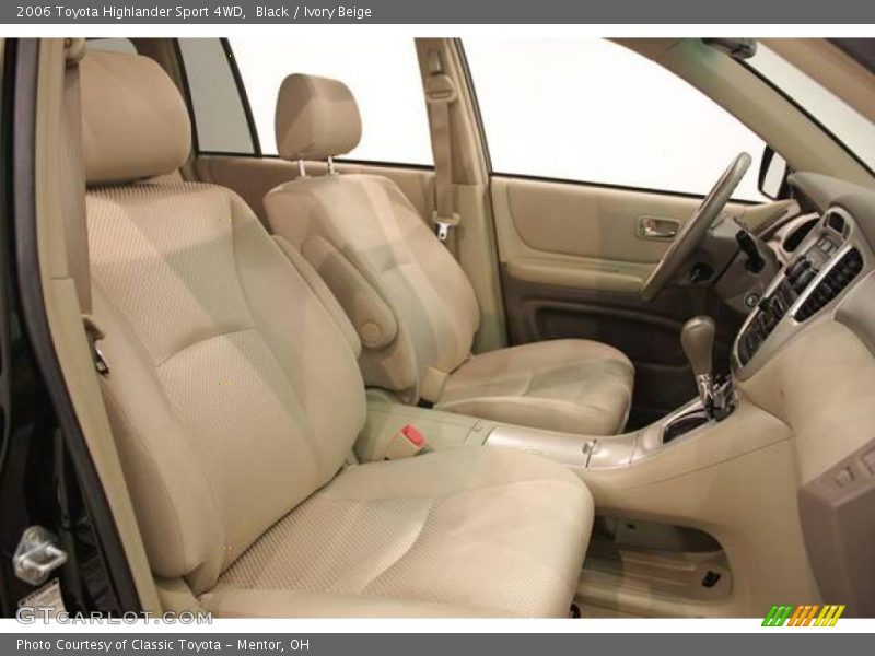Black / Ivory Beige 2006 Toyota Highlander Sport 4WD