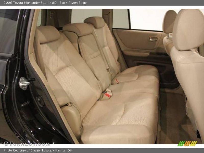 Black / Ivory Beige 2006 Toyota Highlander Sport 4WD