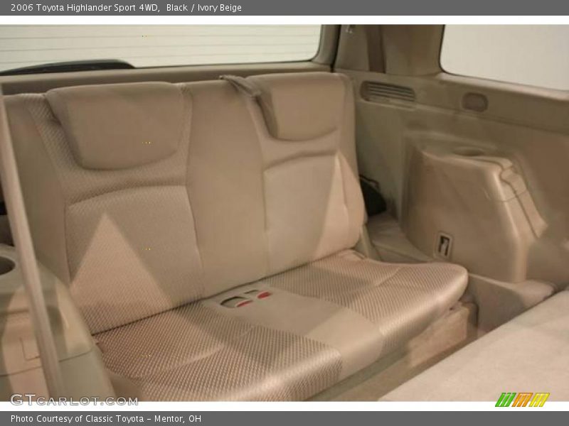 Black / Ivory Beige 2006 Toyota Highlander Sport 4WD