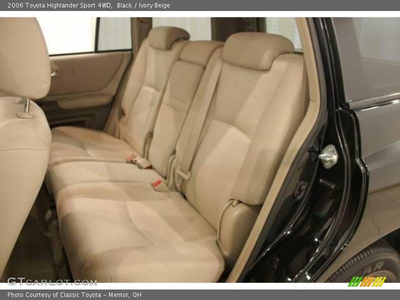 Black / Ivory Beige 2006 Toyota Highlander Sport 4WD