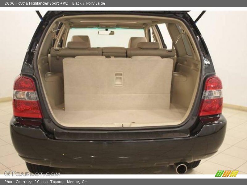 Black / Ivory Beige 2006 Toyota Highlander Sport 4WD