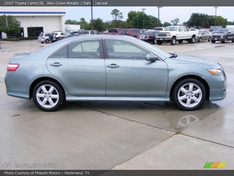 Aloe Green Metallic / Dark Charcoal 2007 Toyota Camry SE