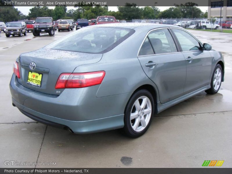 Aloe Green Metallic / Dark Charcoal 2007 Toyota Camry SE