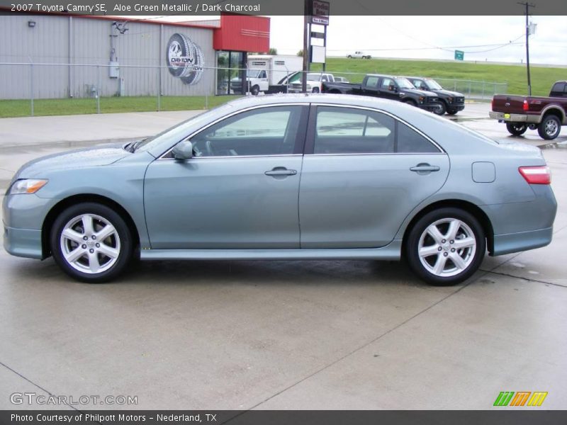 Aloe Green Metallic / Dark Charcoal 2007 Toyota Camry SE
