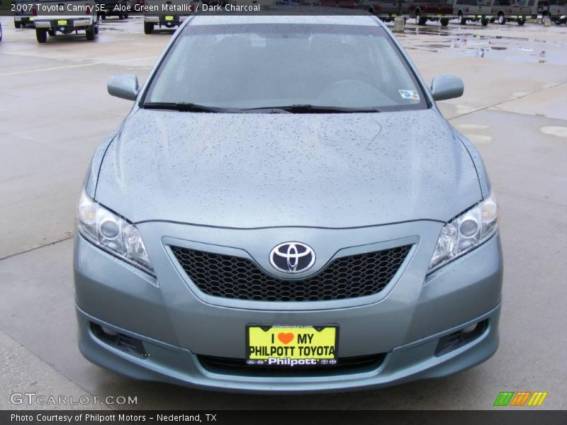 Aloe Green Metallic / Dark Charcoal 2007 Toyota Camry SE