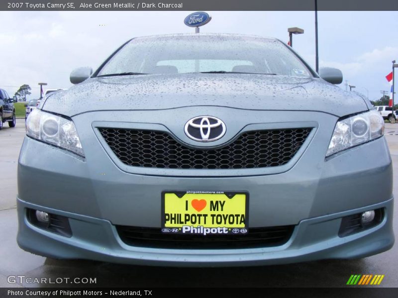 Aloe Green Metallic / Dark Charcoal 2007 Toyota Camry SE