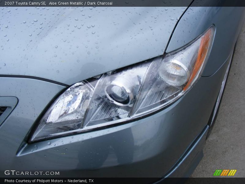 Aloe Green Metallic / Dark Charcoal 2007 Toyota Camry SE