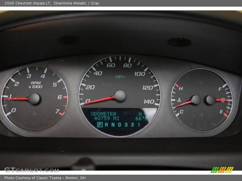 Silverstone Metallic / Gray 2006 Chevrolet Impala LT