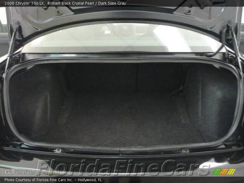 Brilliant Black Crystal Pearl / Dark Slate Gray 2008 Chrysler 300 LX