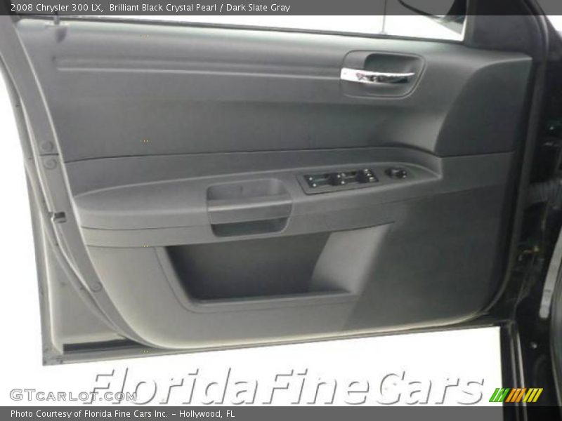 Brilliant Black Crystal Pearl / Dark Slate Gray 2008 Chrysler 300 LX