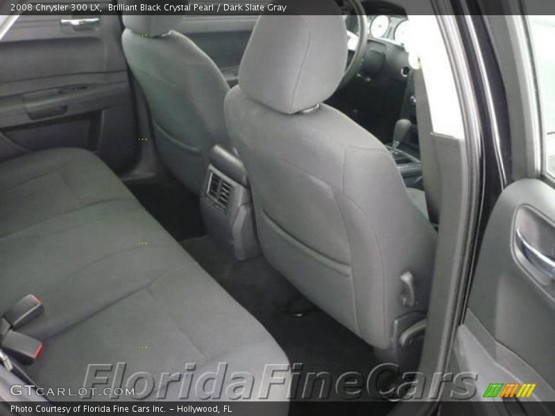 Brilliant Black Crystal Pearl / Dark Slate Gray 2008 Chrysler 300 LX
