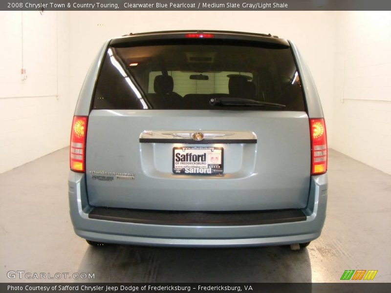 Clearwater Blue Pearlcoat / Medium Slate Gray/Light Shale 2008 Chrysler Town & Country Touring