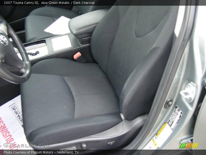 Aloe Green Metallic / Dark Charcoal 2007 Toyota Camry SE