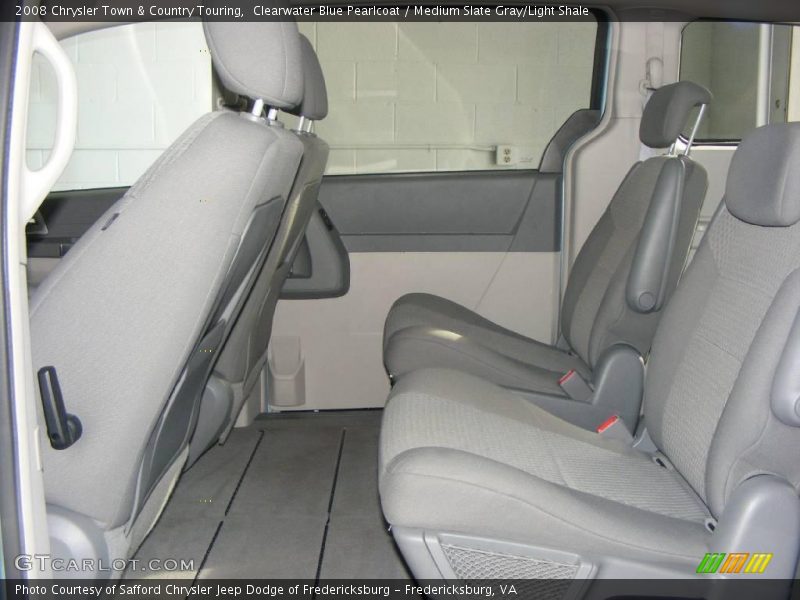 Clearwater Blue Pearlcoat / Medium Slate Gray/Light Shale 2008 Chrysler Town & Country Touring