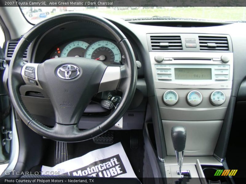 Aloe Green Metallic / Dark Charcoal 2007 Toyota Camry SE