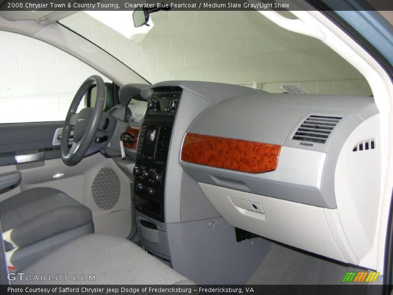 Clearwater Blue Pearlcoat / Medium Slate Gray/Light Shale 2008 Chrysler Town & Country Touring