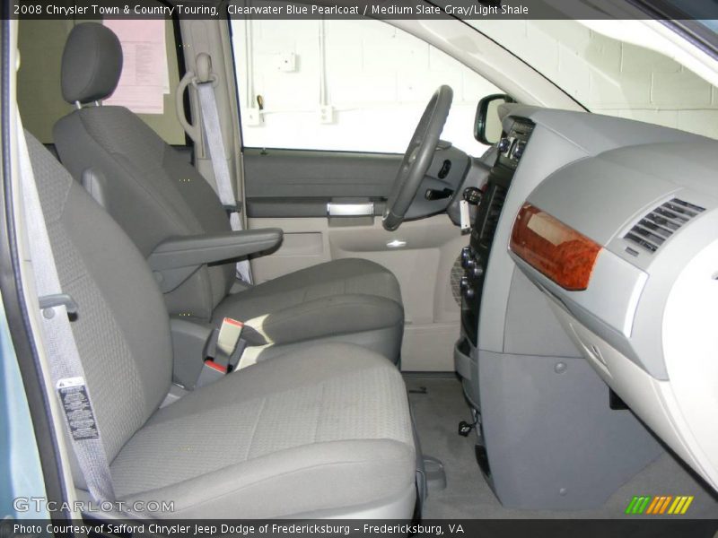 Clearwater Blue Pearlcoat / Medium Slate Gray/Light Shale 2008 Chrysler Town & Country Touring