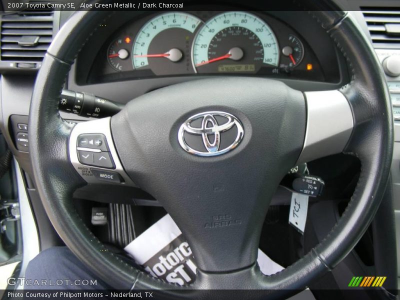 Aloe Green Metallic / Dark Charcoal 2007 Toyota Camry SE