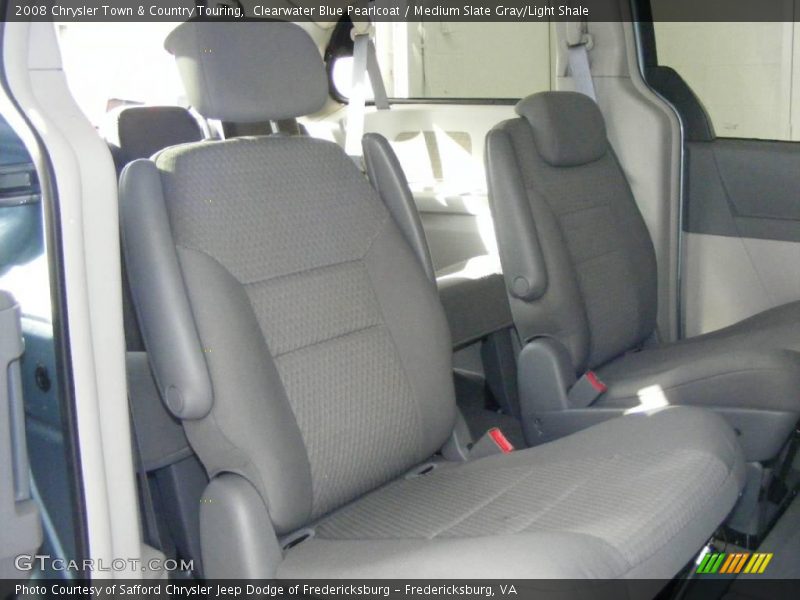 Clearwater Blue Pearlcoat / Medium Slate Gray/Light Shale 2008 Chrysler Town & Country Touring